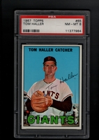 1967 Topps #065 Tom Haller PSA 8 NM-MT SAN FRANCISCO GIANTS